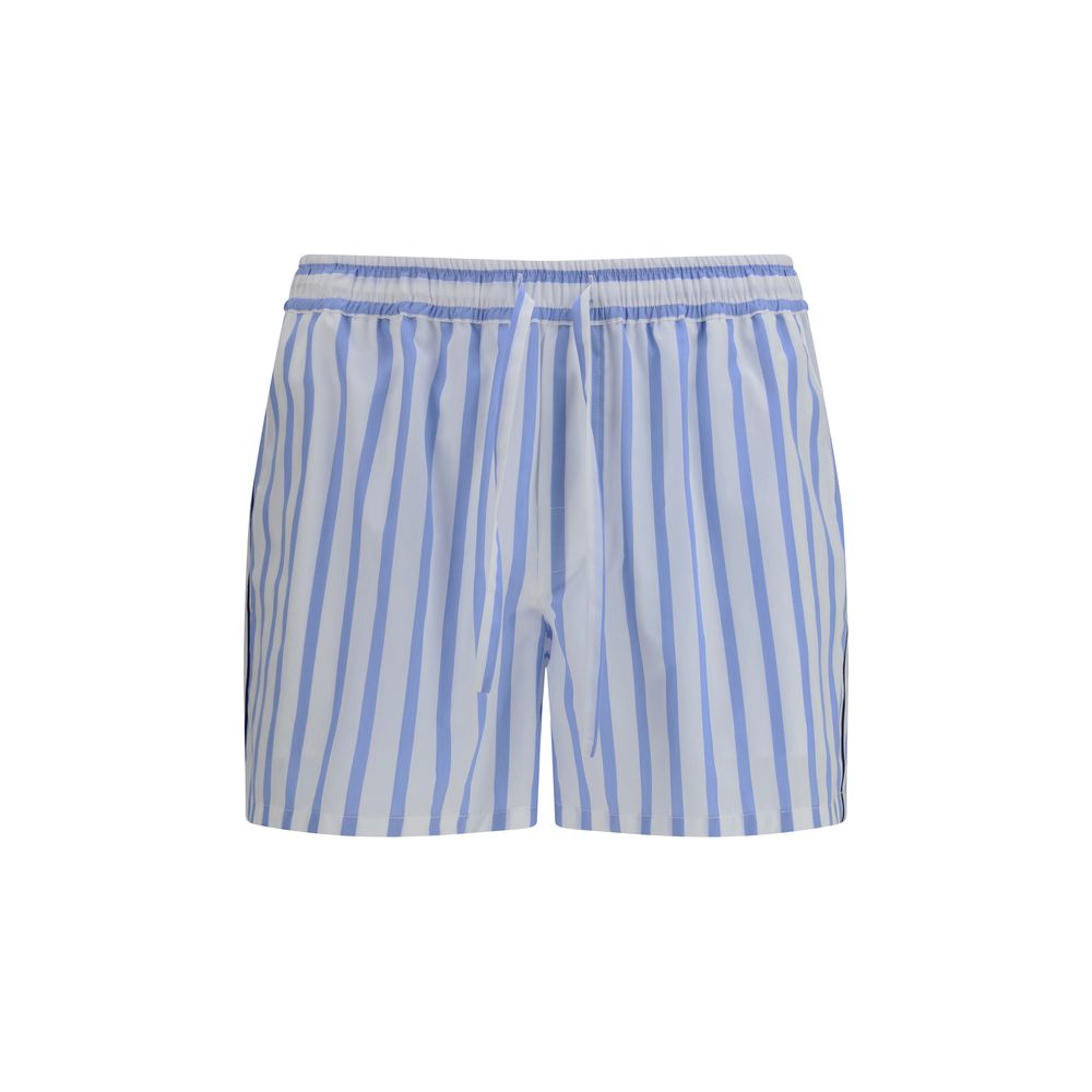Dolce & Gabbana Blue Cotton Bermuda Shorts | Regal Royce
