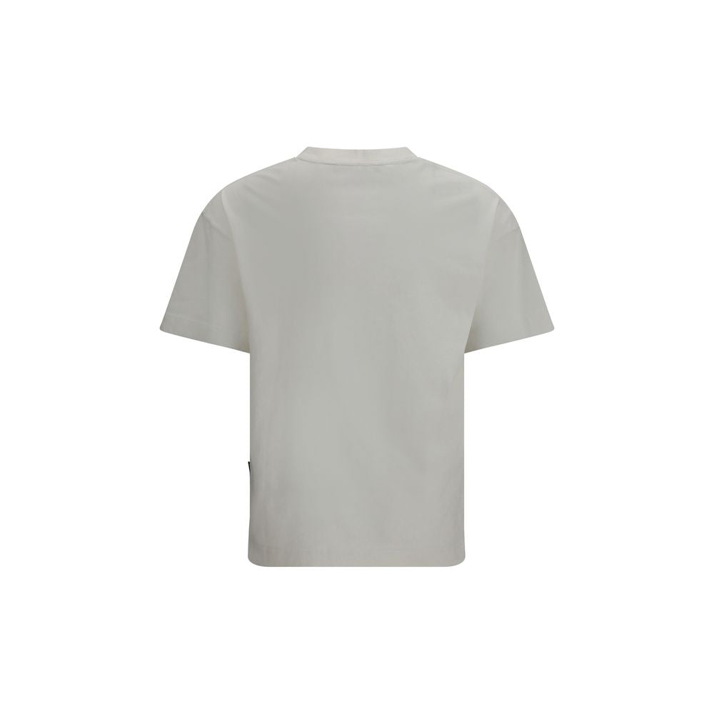 Palm Angels White Cotton T-Shirt | Regal Royce