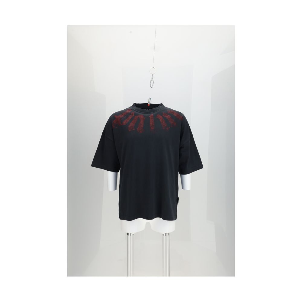 Palm Angels Black Cotton T-Shirt | Regal Royce