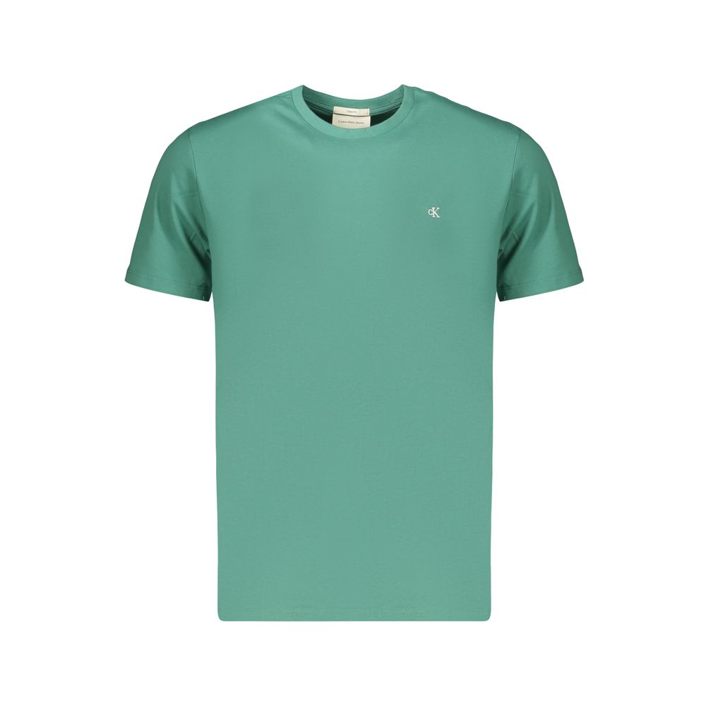Calvin Klein Green Cotton Mens T-Shirt | Regal Royce