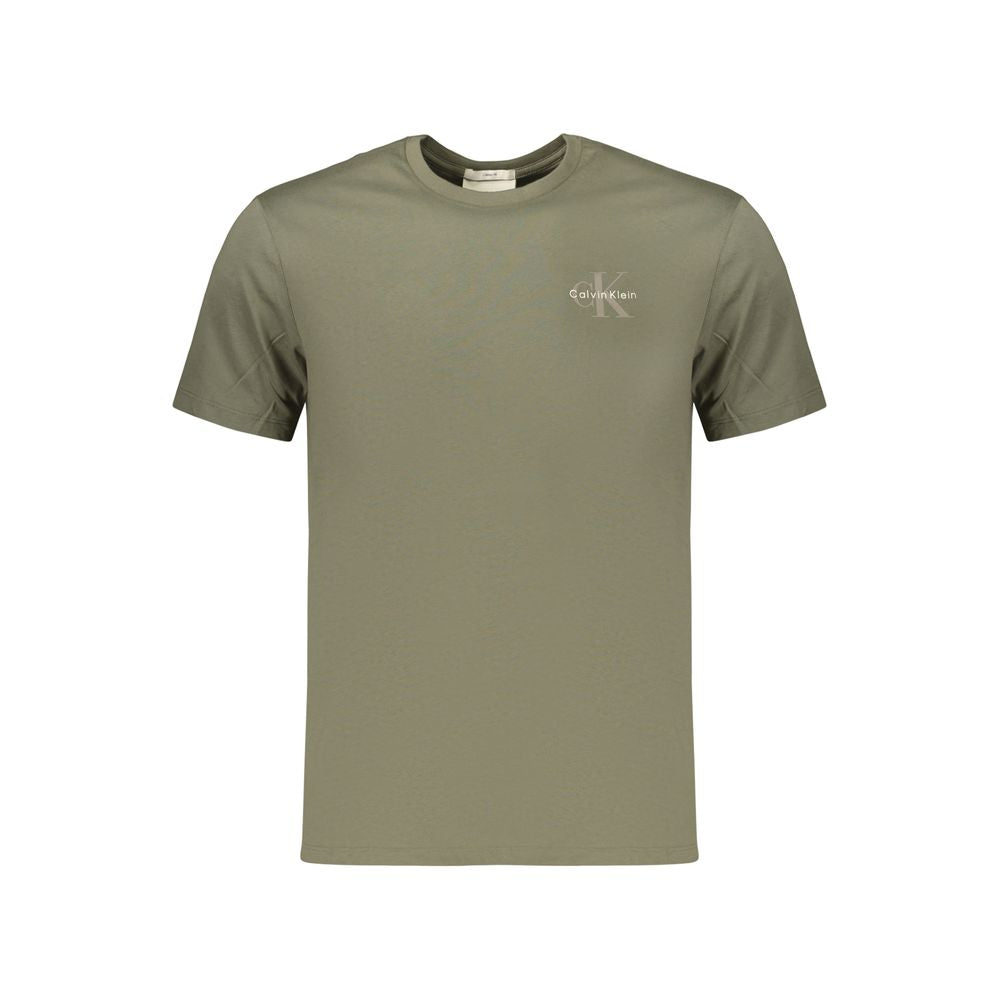 Calvin Klein Green Cotton Men's T-Shirt | Regal Royce
