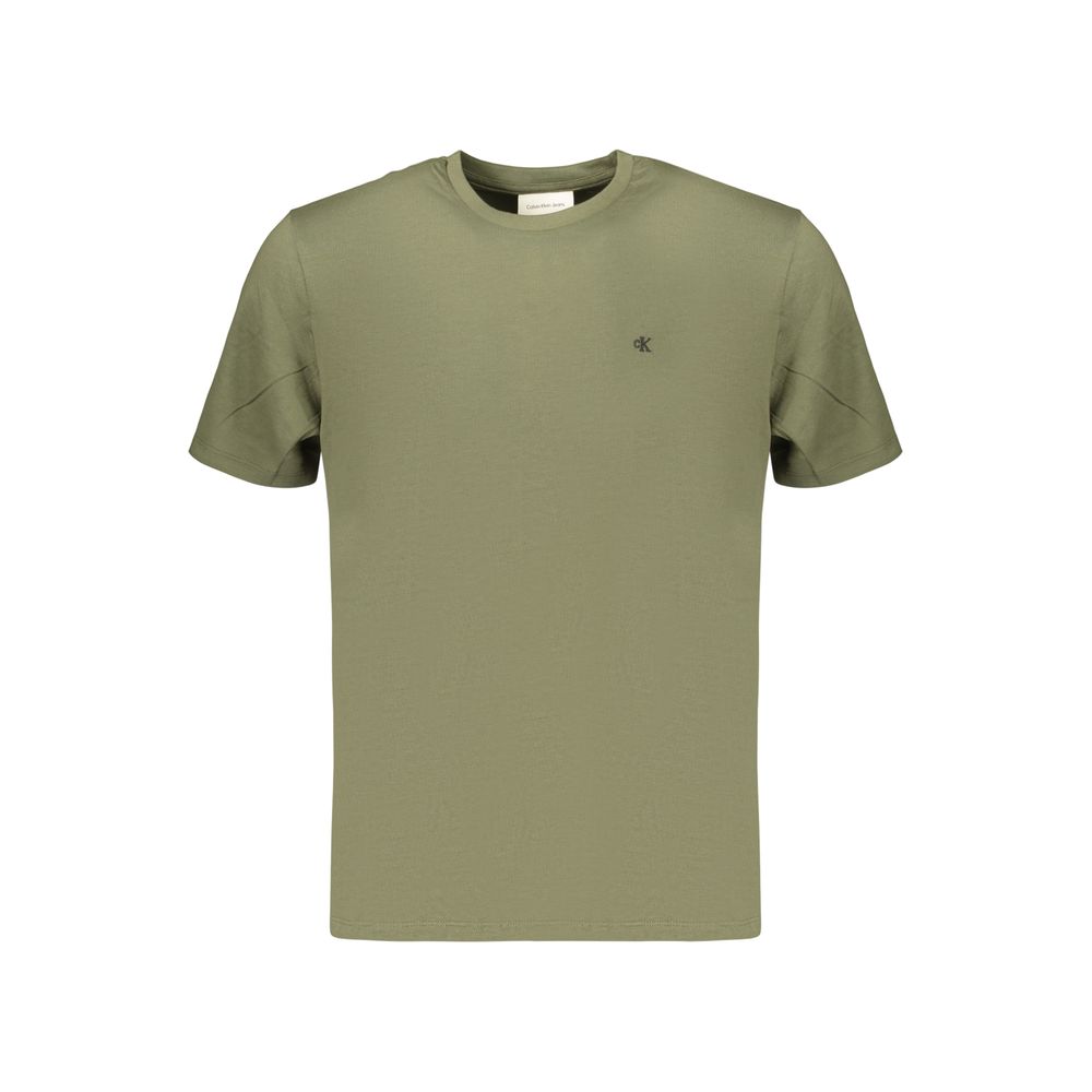 Calvin Klein Green Cotton Men's T-Shirt | Regal Royce