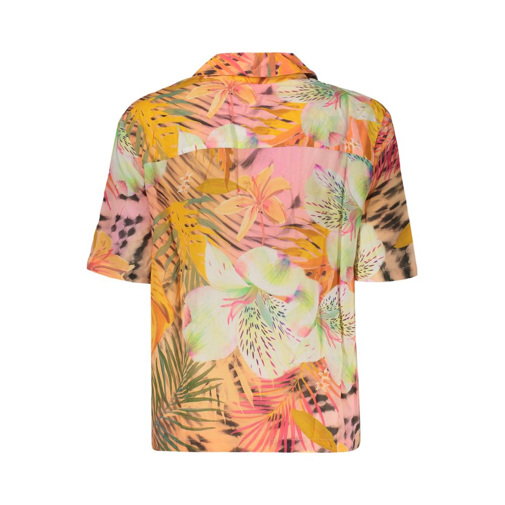 Desigual Orange Viscose Women's Shirt | Regal Royce