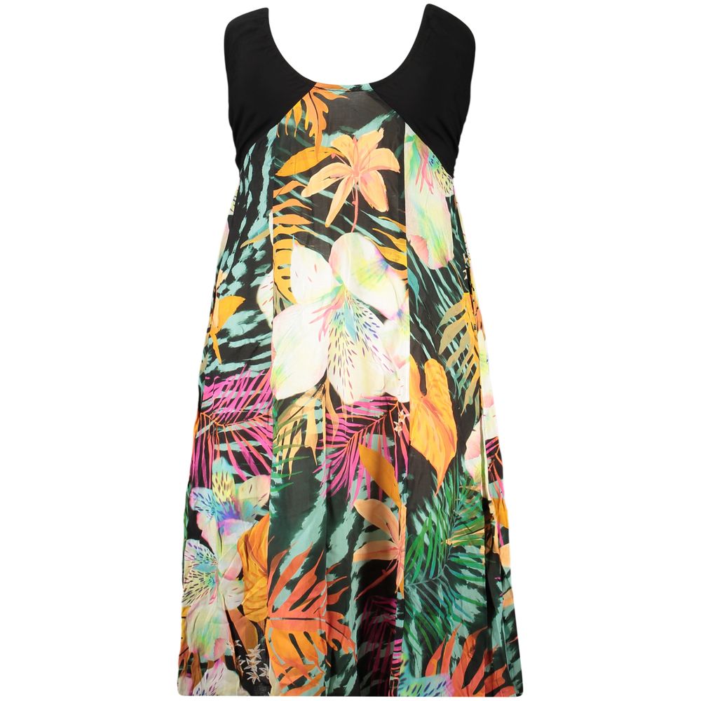 Desigual Black Viscose Women's Dress | Regal Royce