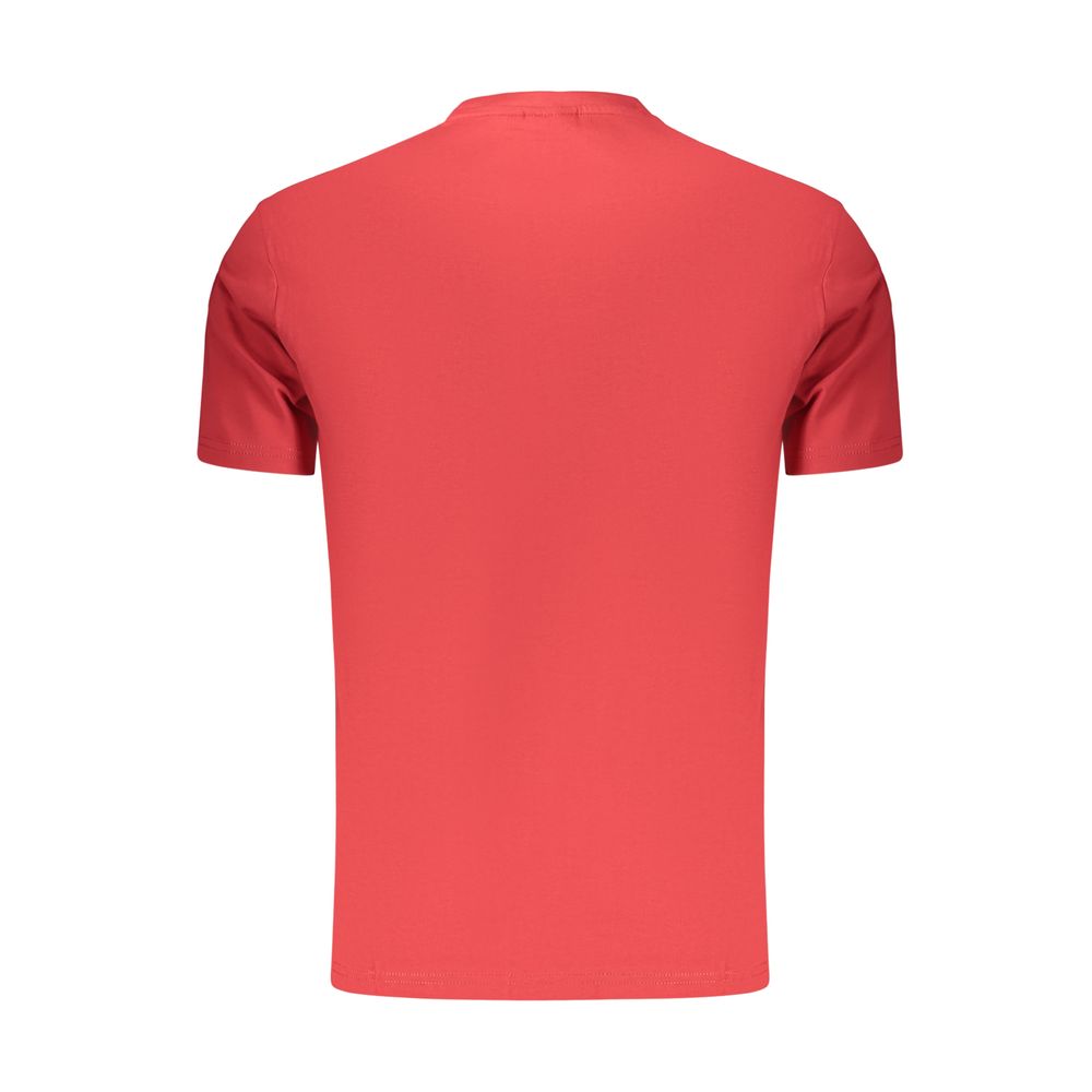 Napapijri Red Cotton Men's T-Shirt | Regal Royce