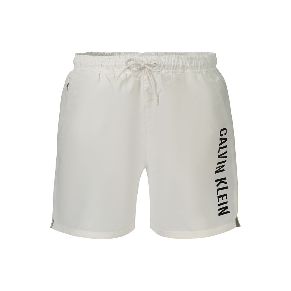 Calvin Klein White Polyester Men's Short | Regal Royce