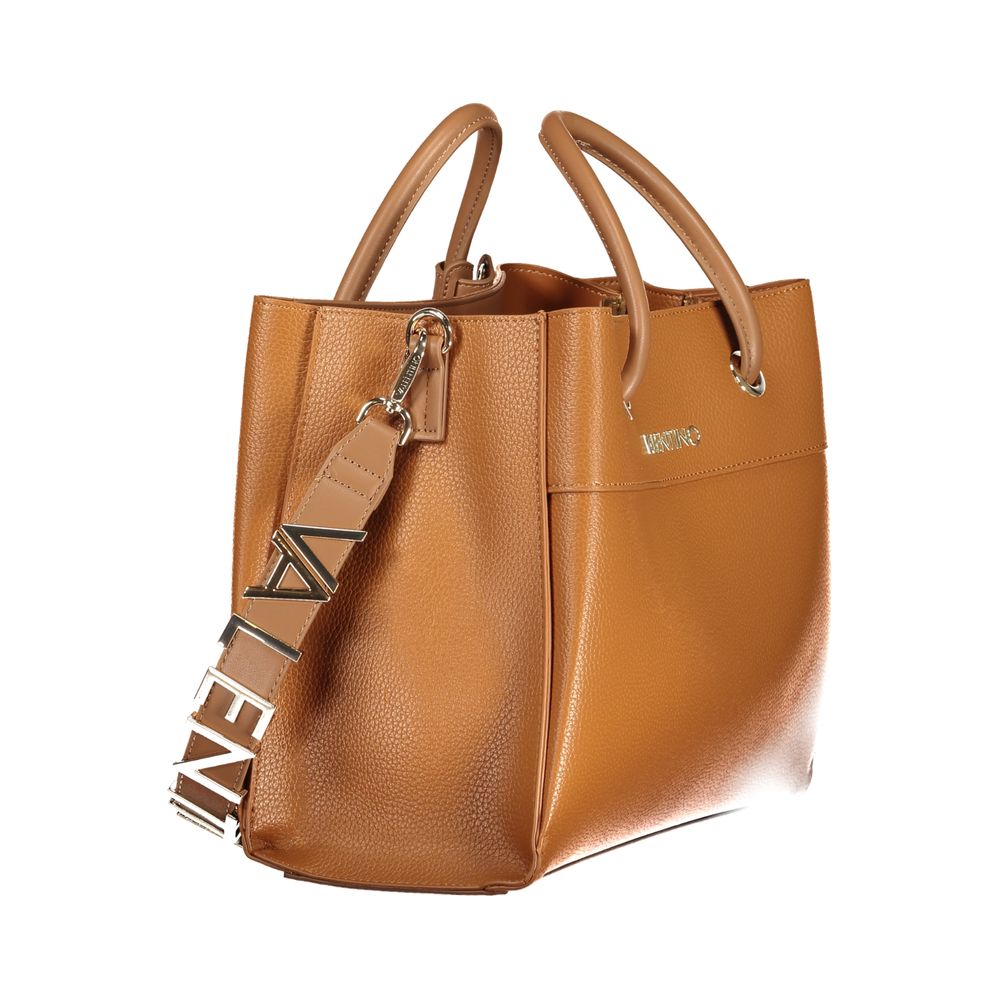 Mario Valentino Brown Polyurethane Women's Bag | Regal Royce