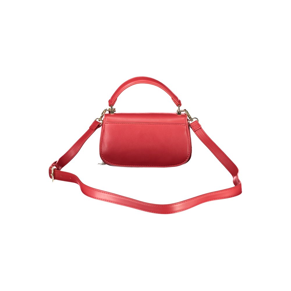 Mario Valentino Rosso Polyurethane Women Bag | Regal Royce