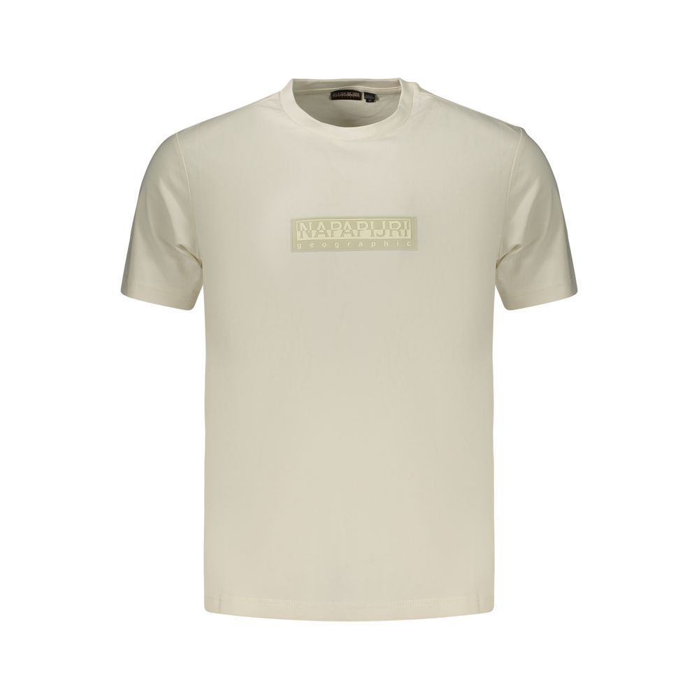 Napapijri White Cotton Men's T-Shirt | Regal Royce