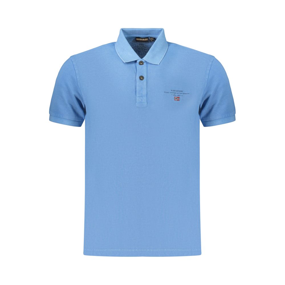 Napapijri Azzurro Cotton Men's Polo | Regal Royce