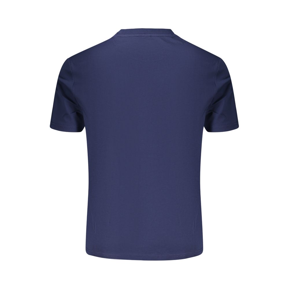 Napapijri Blue Cotton Men's T-Shirt | Regal Royce