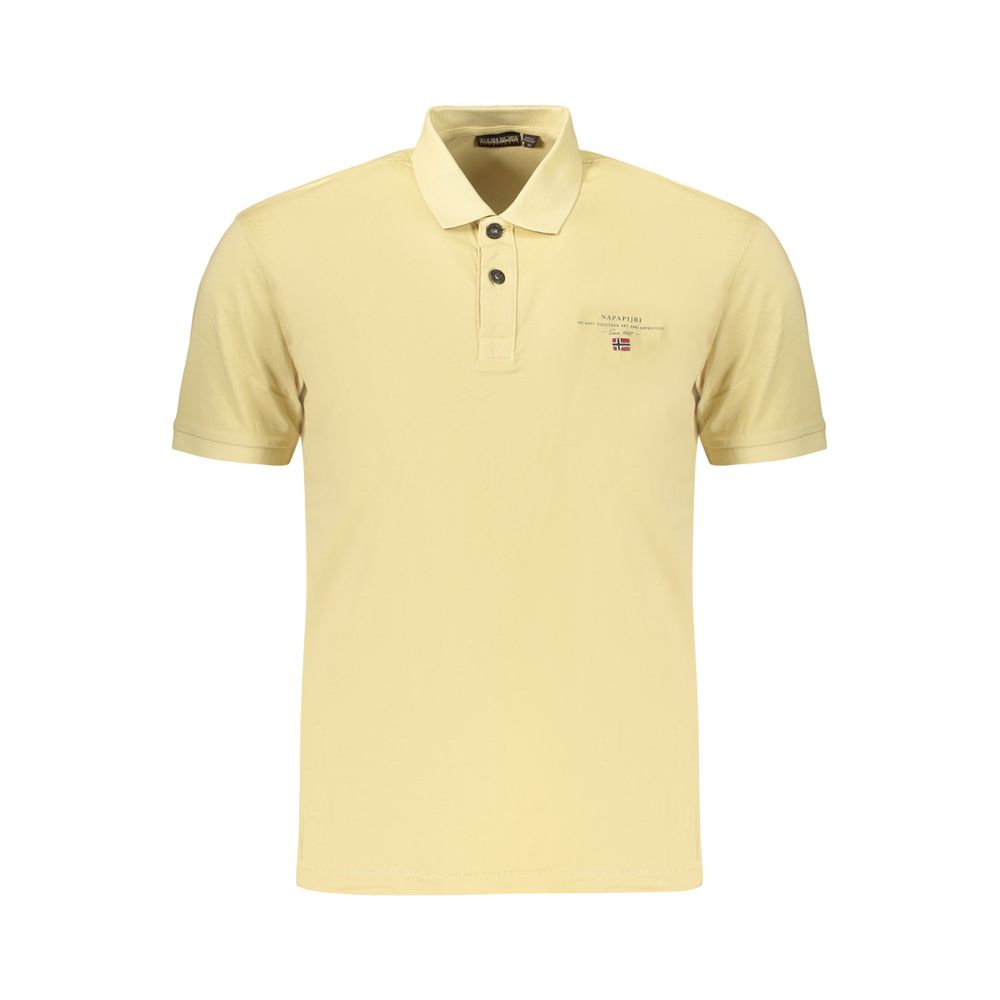 Napapijri Beige Cotton Men's Polo | Regal Royce