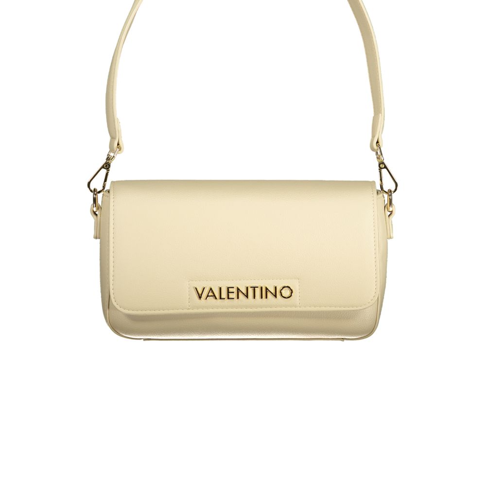 Mario Valentino Beige Polyurethane Women's Bag | Regal Royce