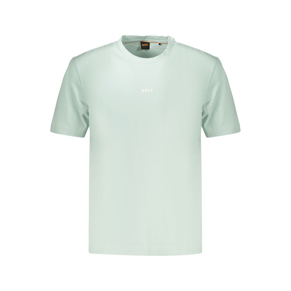 Hugo Boss Blue Cotton Men's T-Shirt | Regal Royce