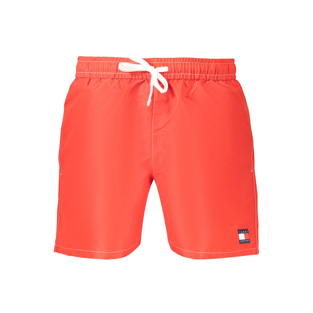 Tommy Hilfiger Rosso Polyester Men's Swim Short | Regal Royce