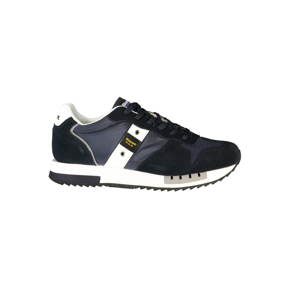 Blauer Blue Polyurethane Men's Sneaker | Regal Royce