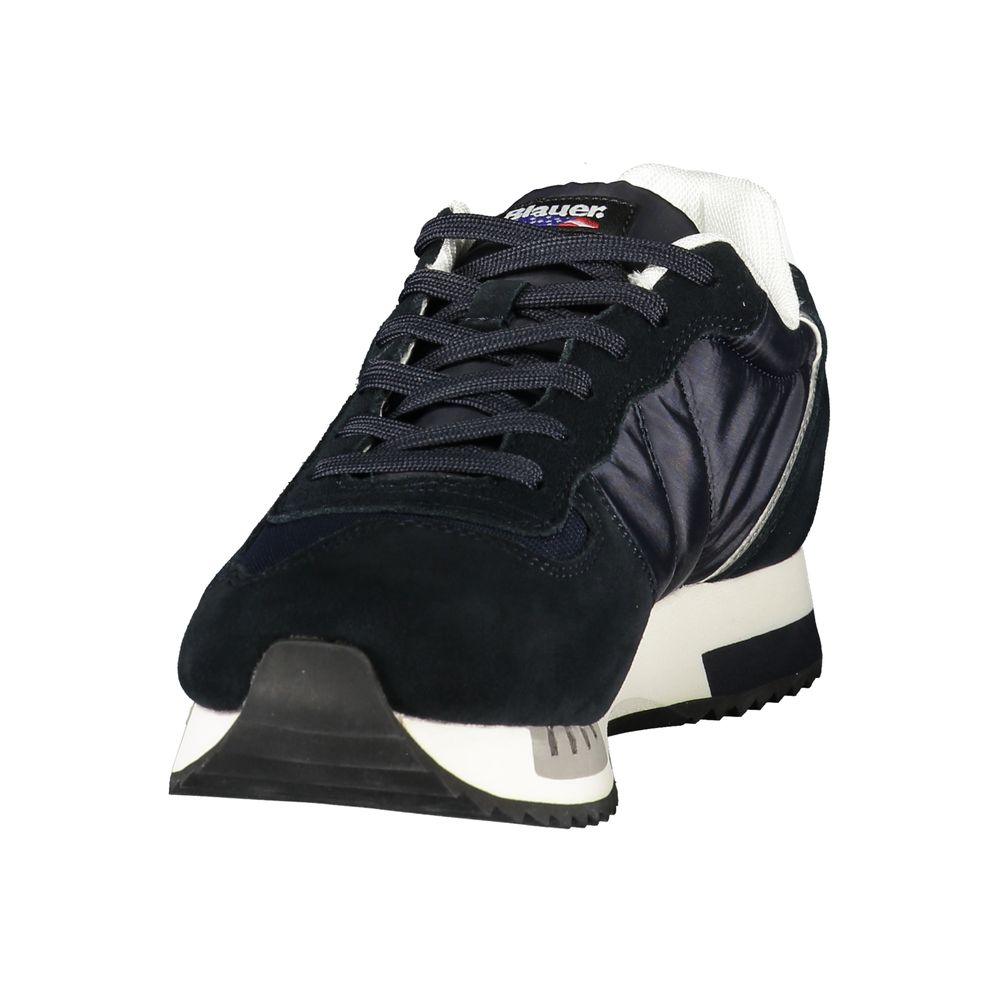Blauer Blue Polyurethane Men's Sneaker | Regal Royce
