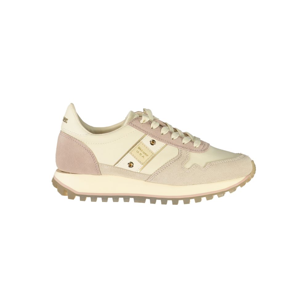 Blauer Beige Leather Women's Sneaker | Regal Royce