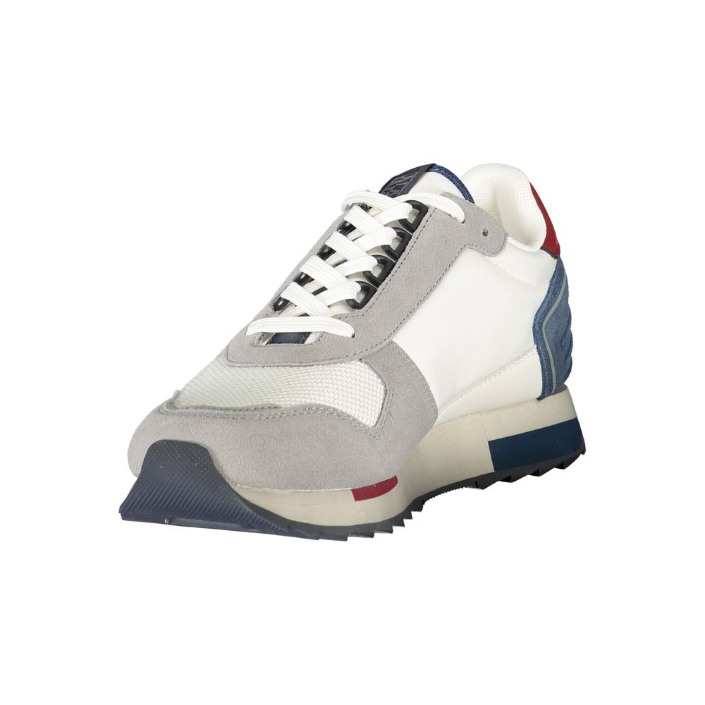 Napapijri White Polyester Men's Sneaker | Regal Royce