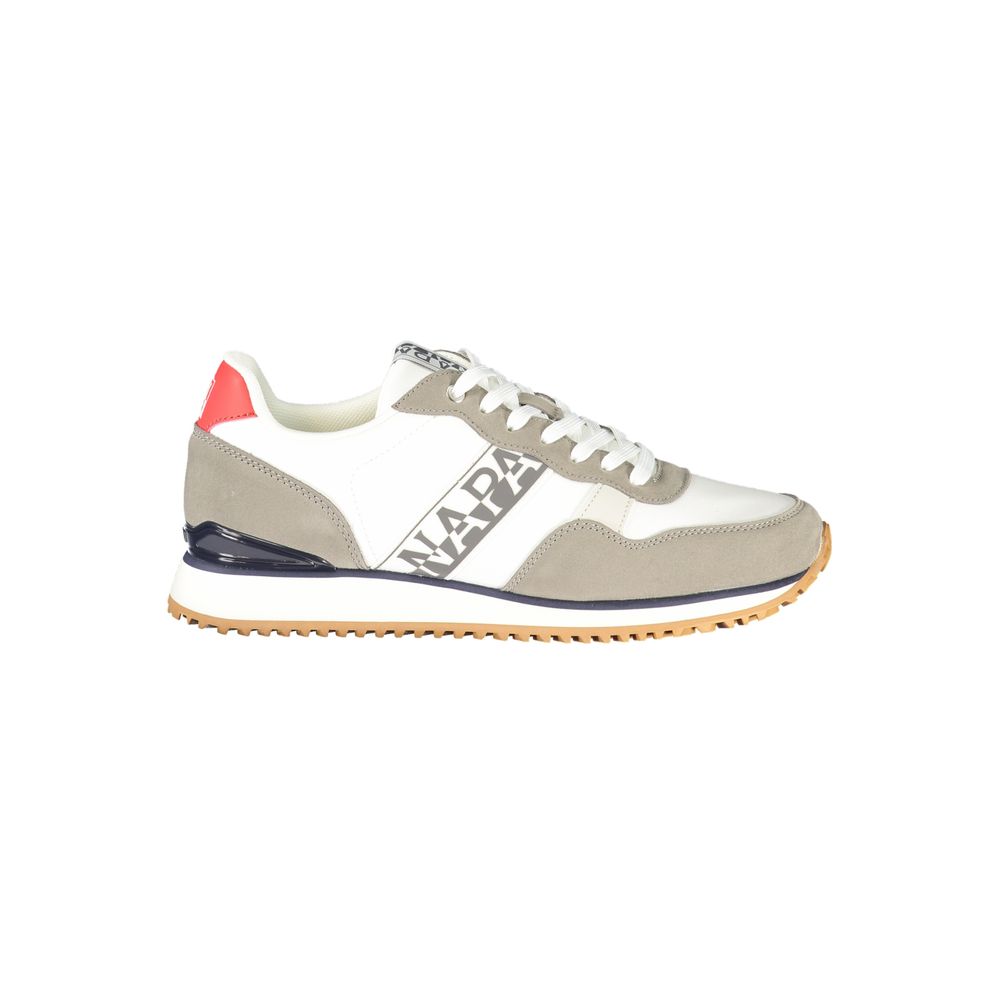 Napapijri Bianco Polyurethane Uomo Sneaker | Regal Royce