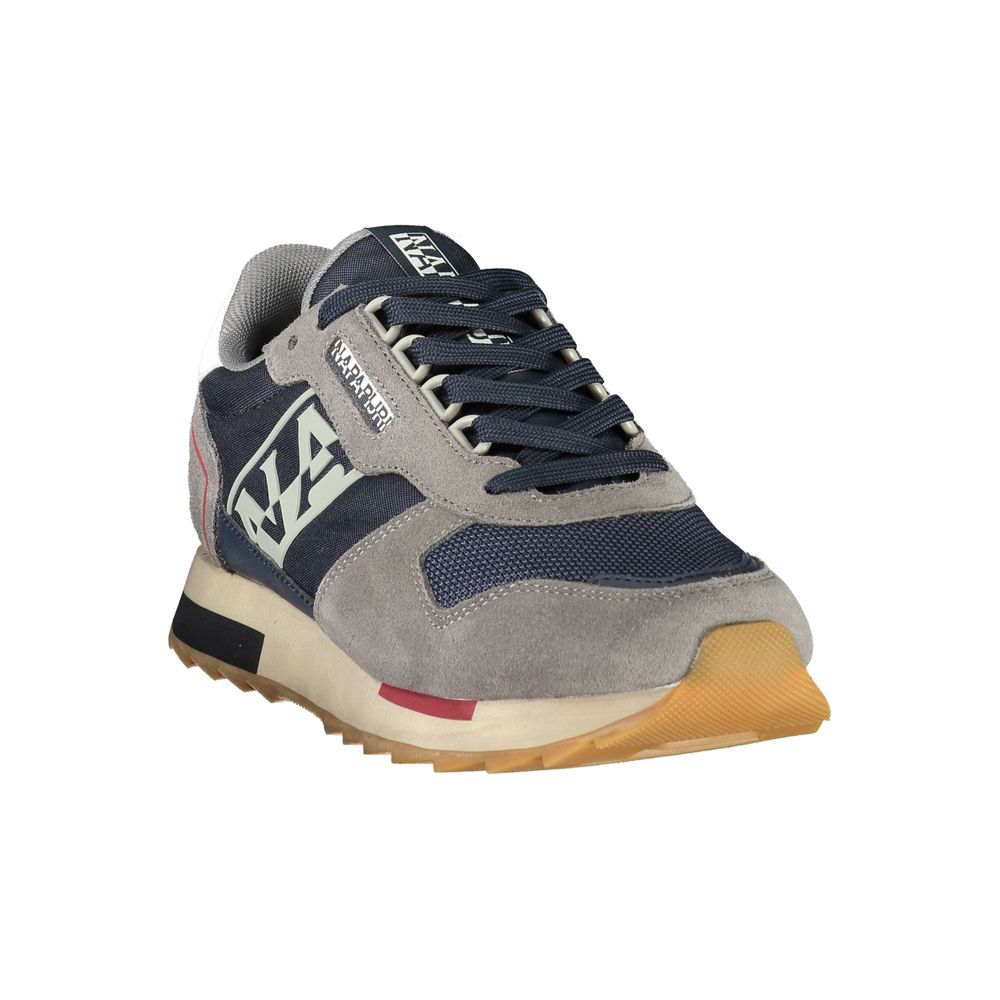 Napapijri Blue Polyester Men's Sneaker | Regal Royce