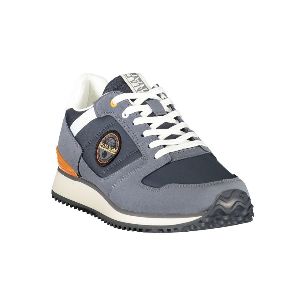 Napapijri Blue Polyester Men's Sneaker | Regal Royce