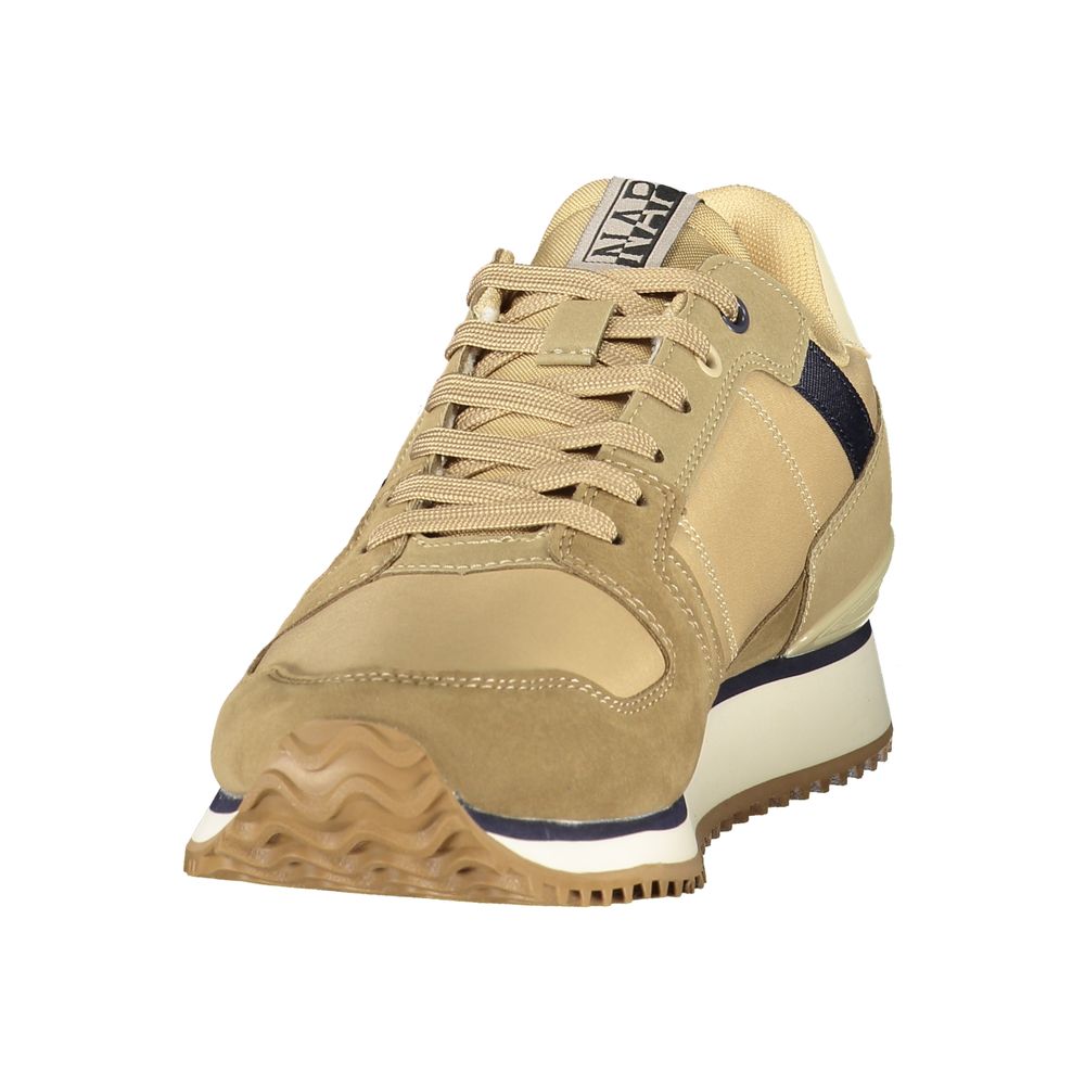 Napapijri Brown Polyurethane Men's Sneaker | Regal Royce