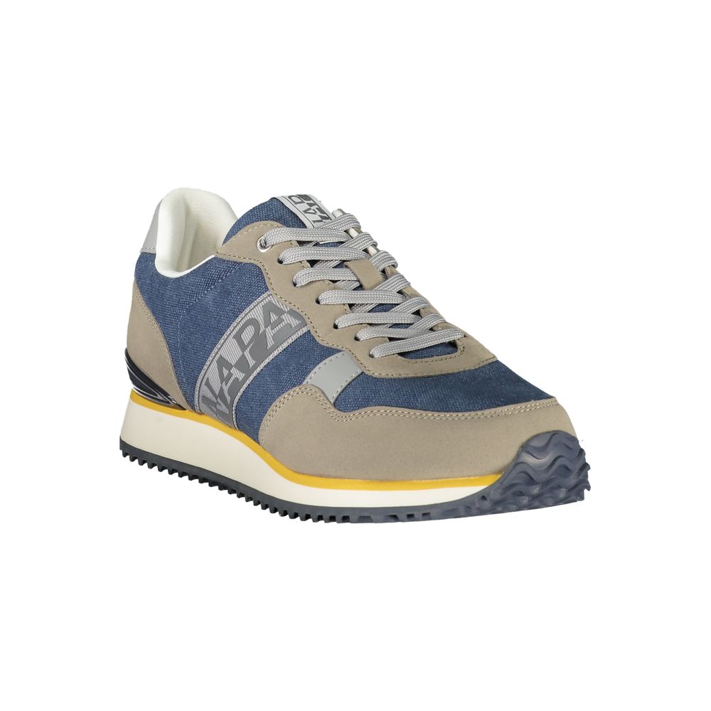 Napapijri Blue Polyester Men's Sneaker | Regal Royce