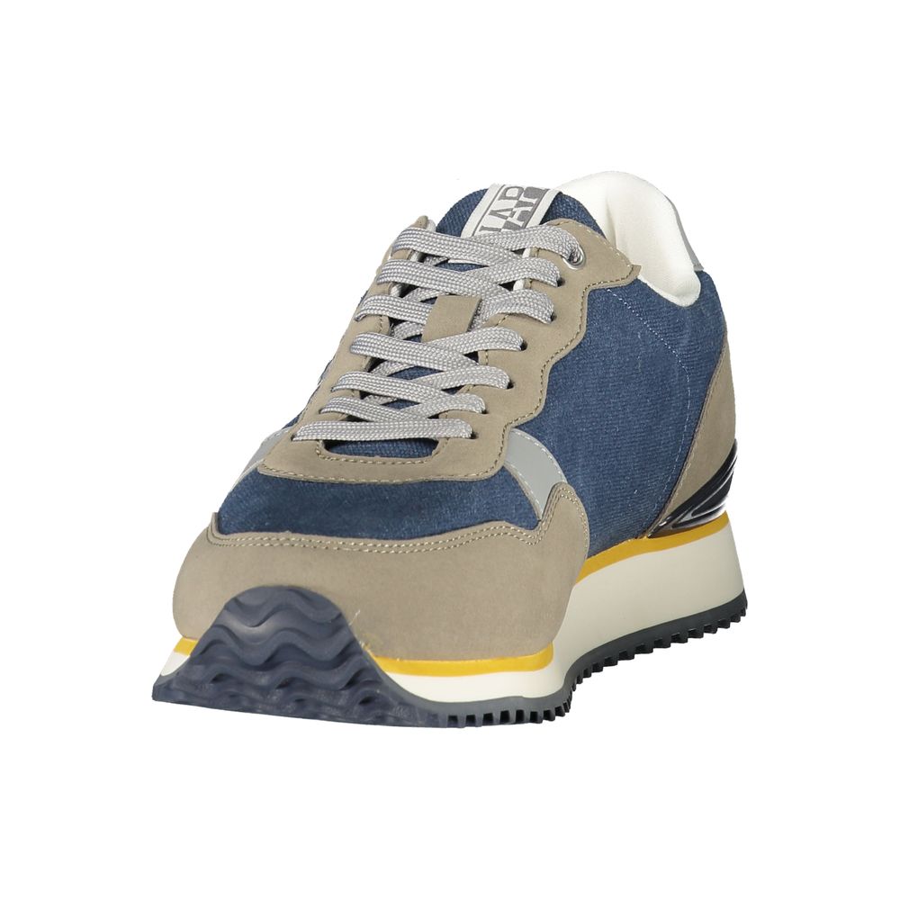 Napapijri Blue Polyester Men's Sneaker | Regal Royce