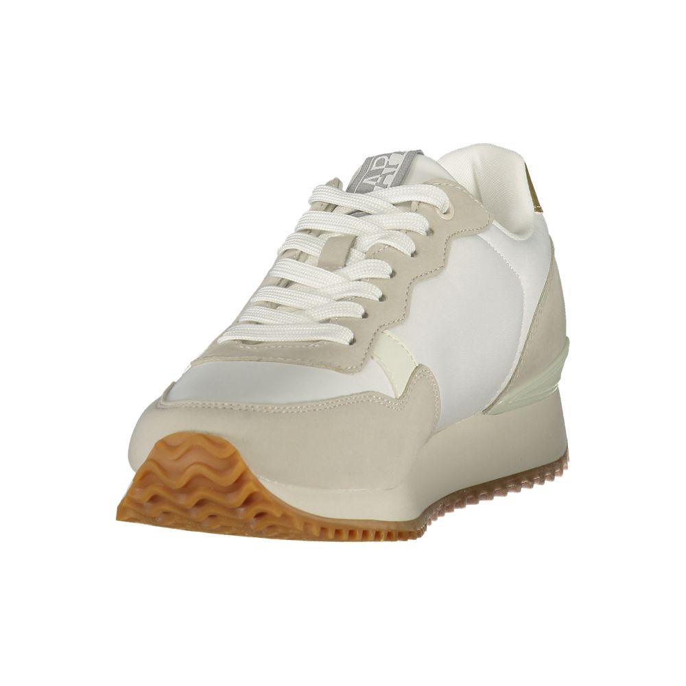 Napapijri White Polyurethane Women's Sneaker | Regal Royce