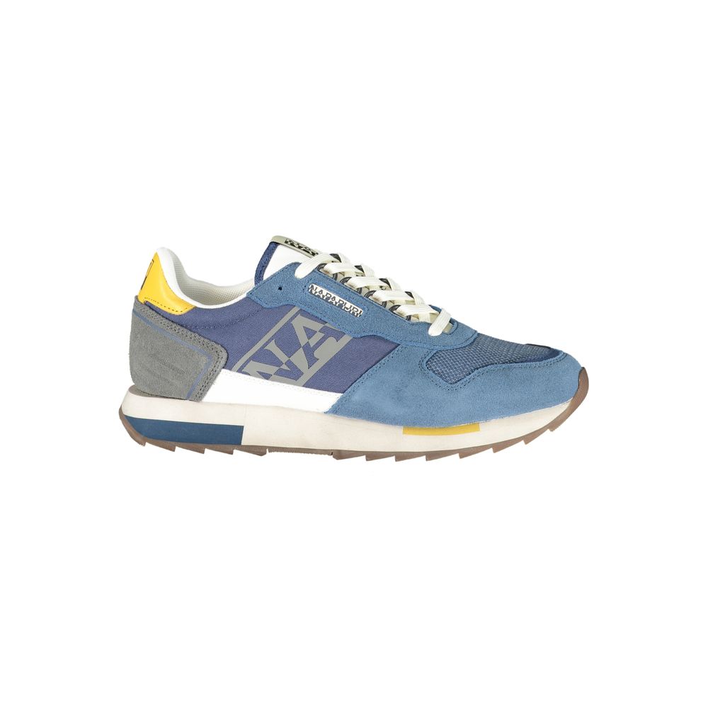 Napapijri Blue Polyester Men's Sneaker | Regal Royce