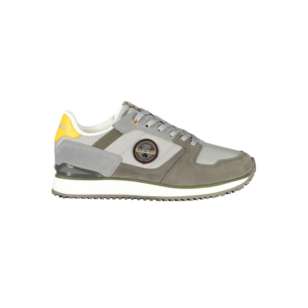 Napapijri Gray Polyester Men's Sneaker | Regal Royce