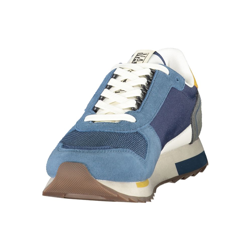 Napapijri Blue Polyester Men's Sneaker | Regal Royce