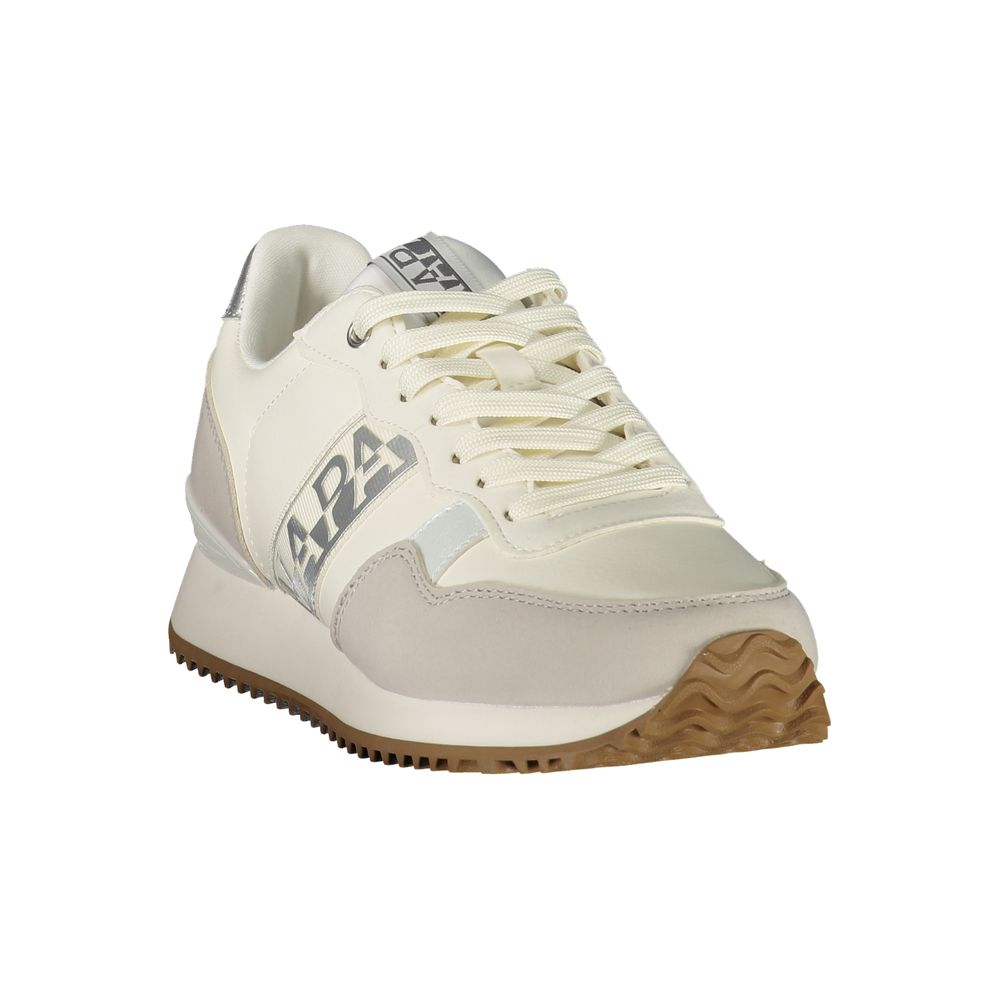 Napapijri White Polyester Womens Sneaker | Regal Royce