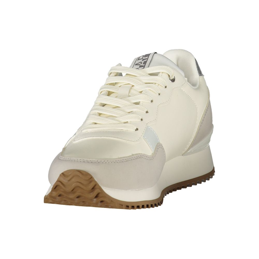 Napapijri White Polyester Womens Sneaker | Regal Royce