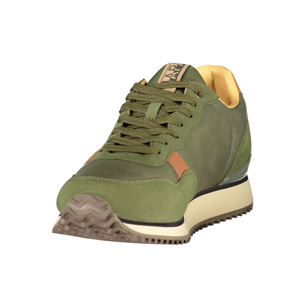 Napapijri Verde Polyester Mens Sneaker | Regal Royce