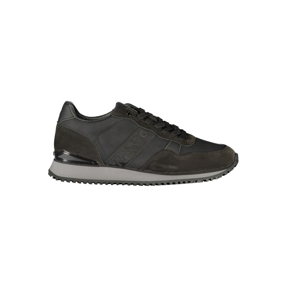 Napapijri Black Polyester Mens Sneaker | Regal Royce