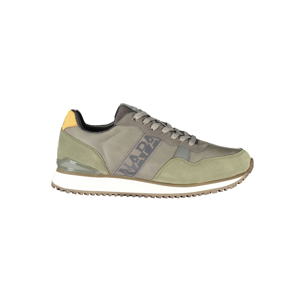 Napapijri Grey Polyester Men's Sneaker | Regal Royce