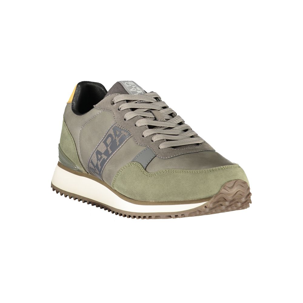 Napapijri Grey Polyester Men's Sneaker | Regal Royce