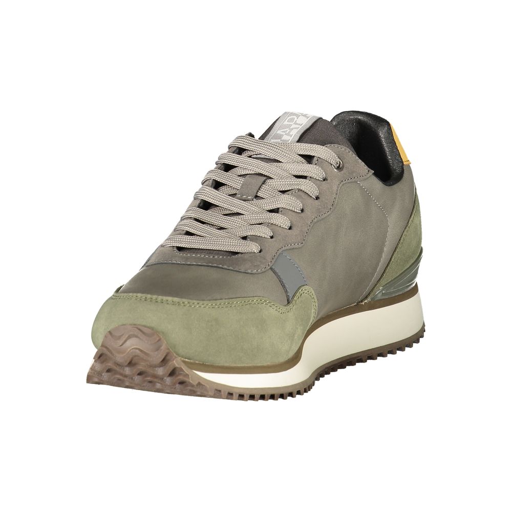 Napapijri Grey Polyester Men's Sneaker | Regal Royce