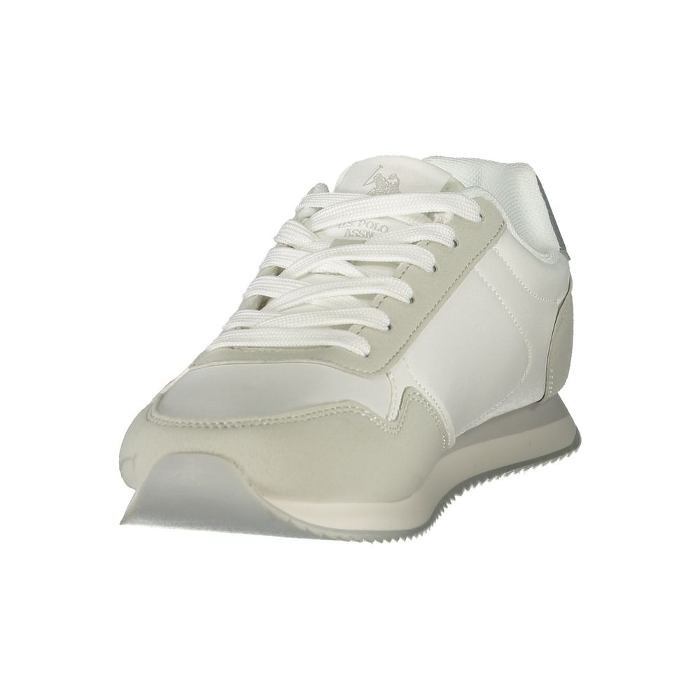U.S. POLO ASSN. White Polyurethane Women's Sneaker | Regal Royce