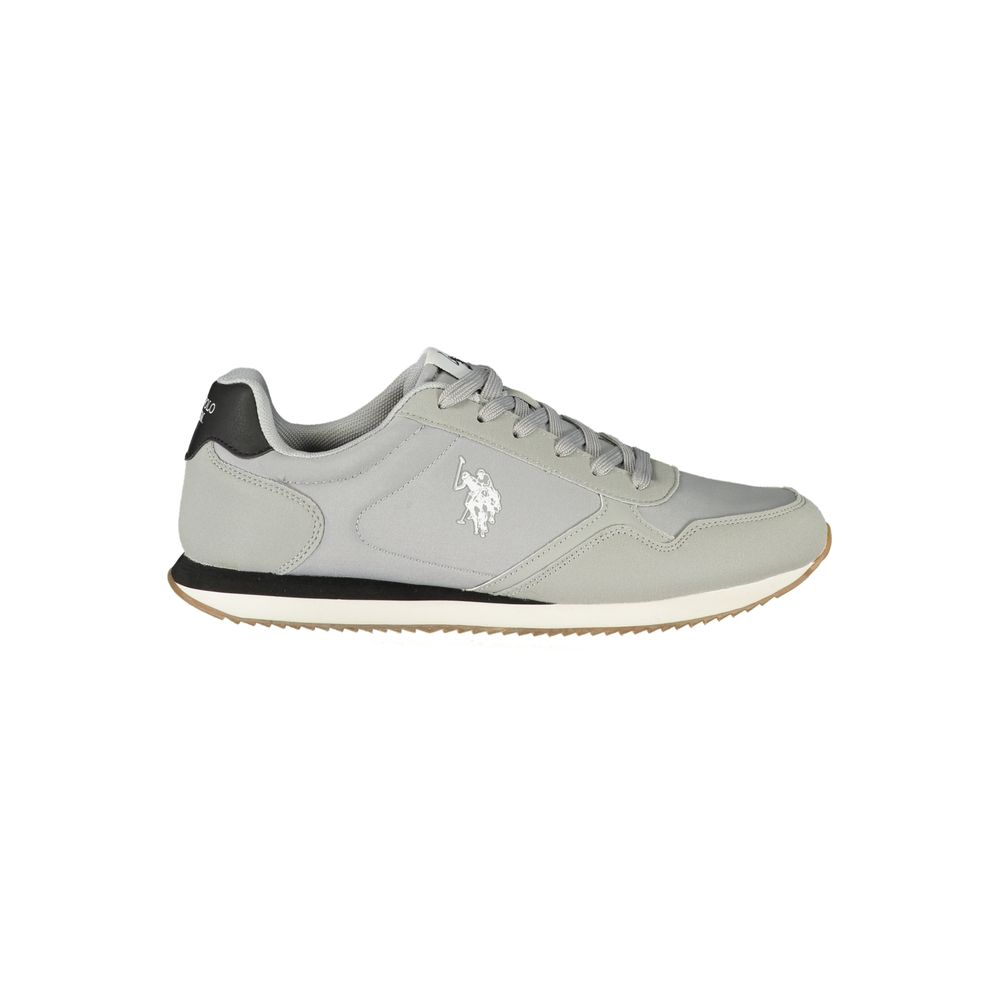 U.S. POLO ASSN. Gray Polyurethane Men's Sneaker | Regal Royce