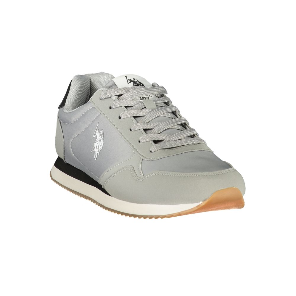 U.S. POLO ASSN. Gray Polyurethane Men's Sneaker | Regal Royce