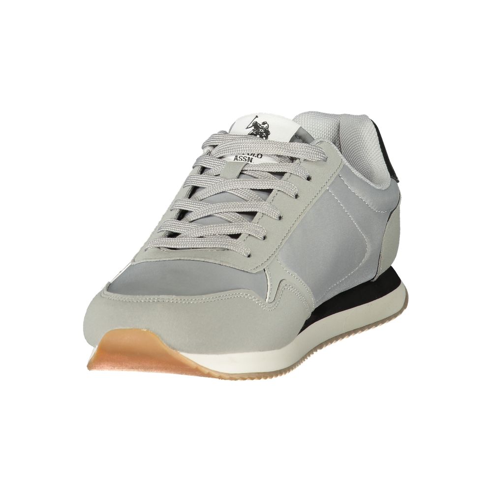 U.S. POLO ASSN. Gray Polyurethane Men's Sneaker | Regal Royce