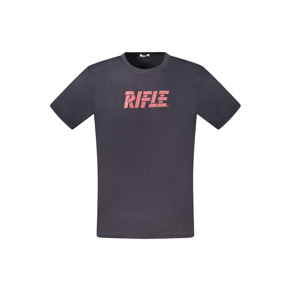 Rifle Blue Cotton Men's T-Shirt | Regal Royce