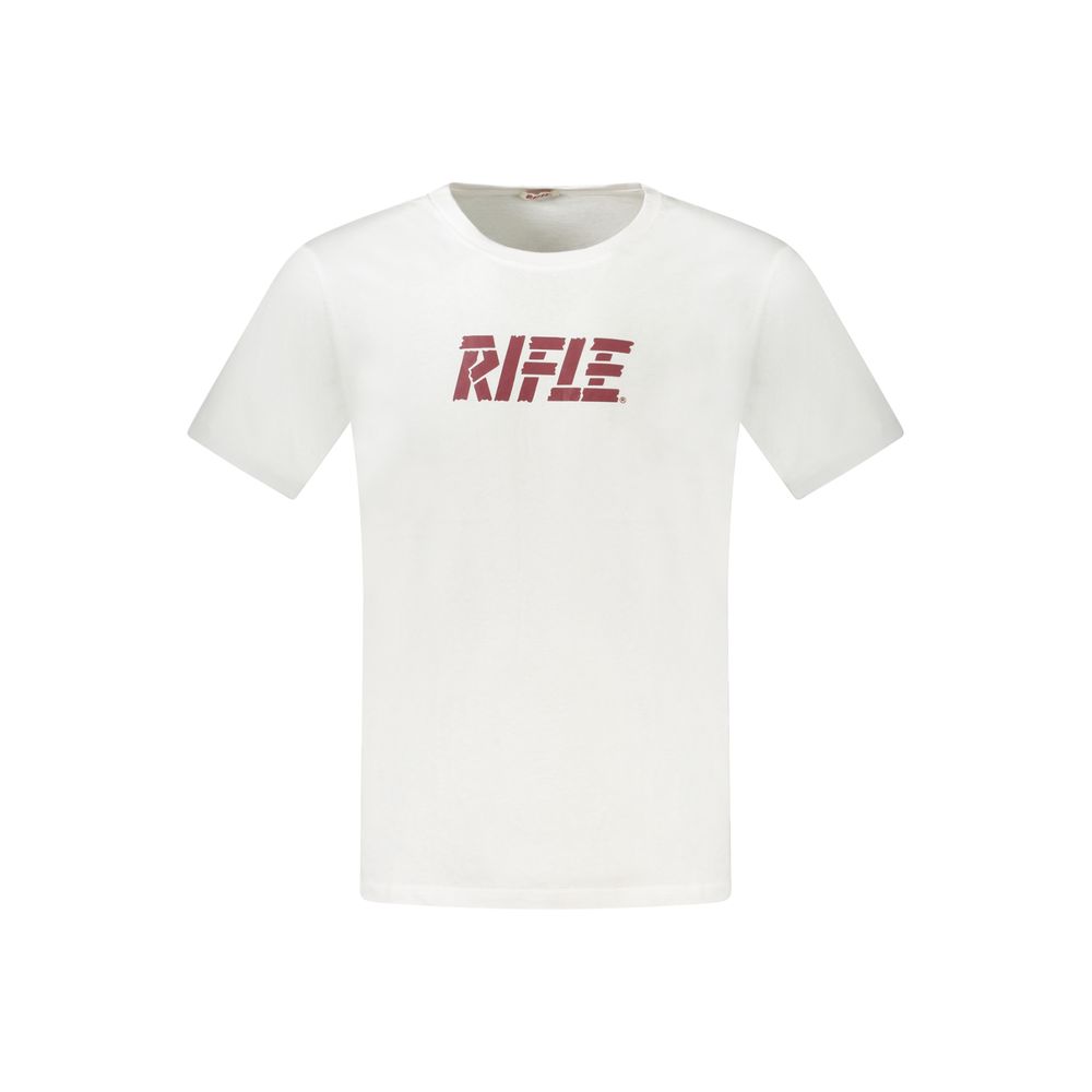 Rifle Bianco Cotton Uomo T-Shirt | Regal Royce