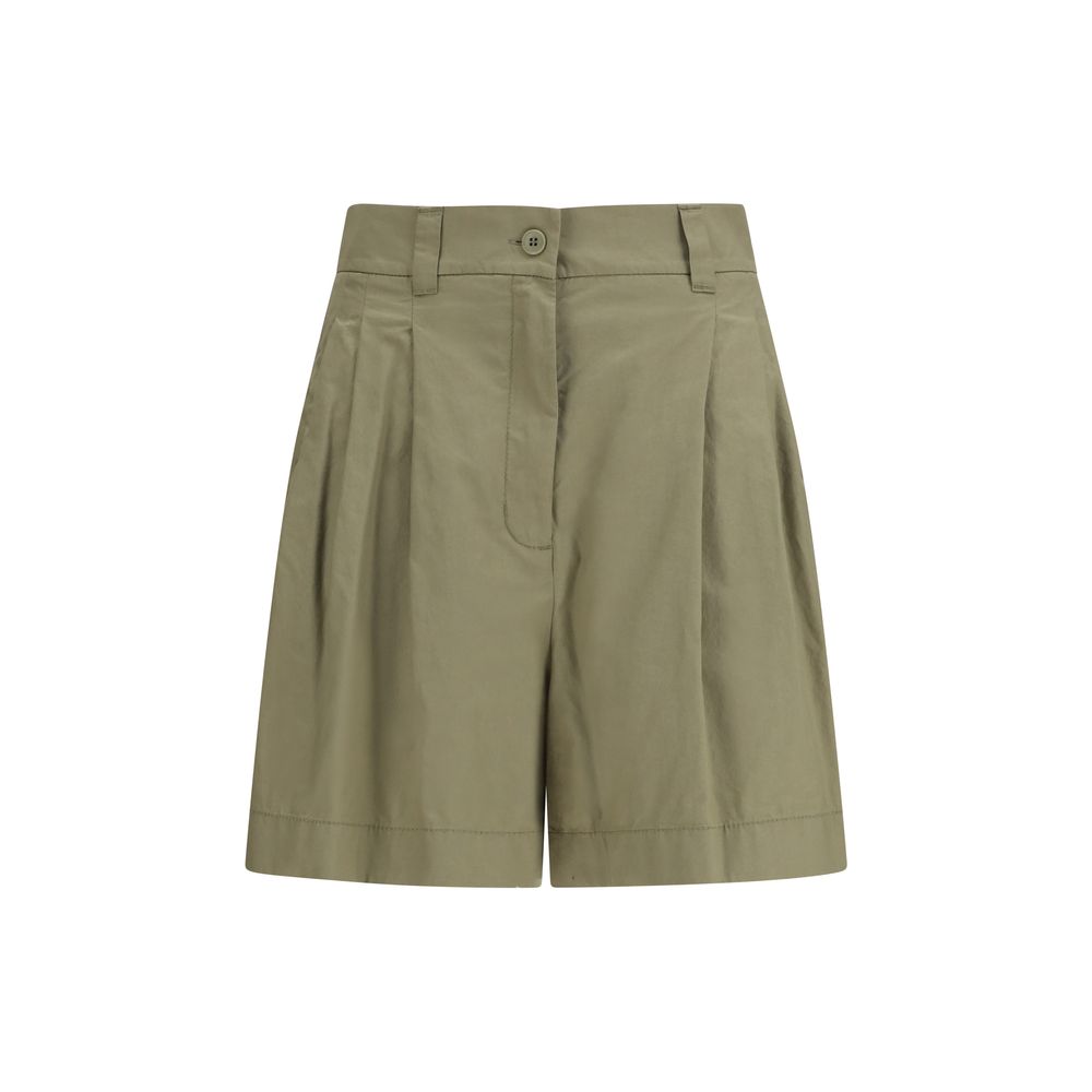 Max Mara Bicolor Cotton Bermuda Shorts | Regal Royce