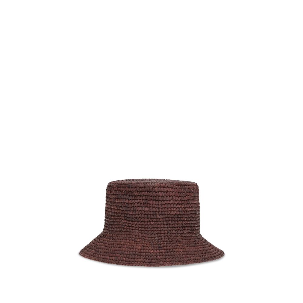 Vivienne Westwood Brown Raffia Bucket Hat | Regal Royce