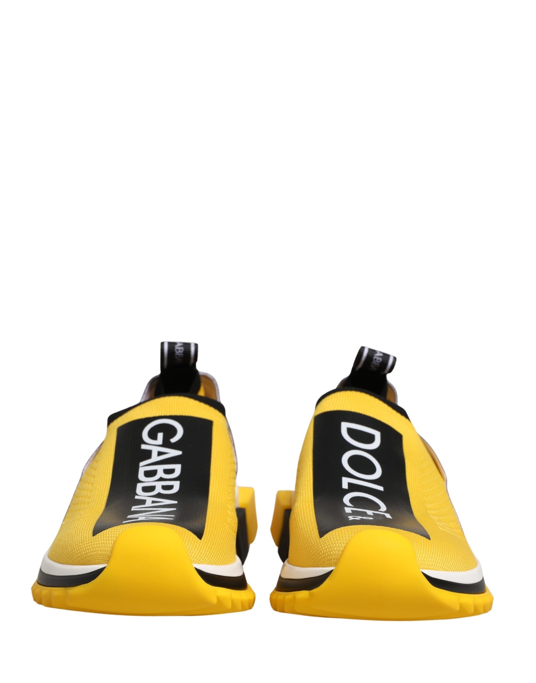 Dolce & Gabbana Yellow Sorrento SlipOn Low Top Sneakers Shoes | Regal Royce