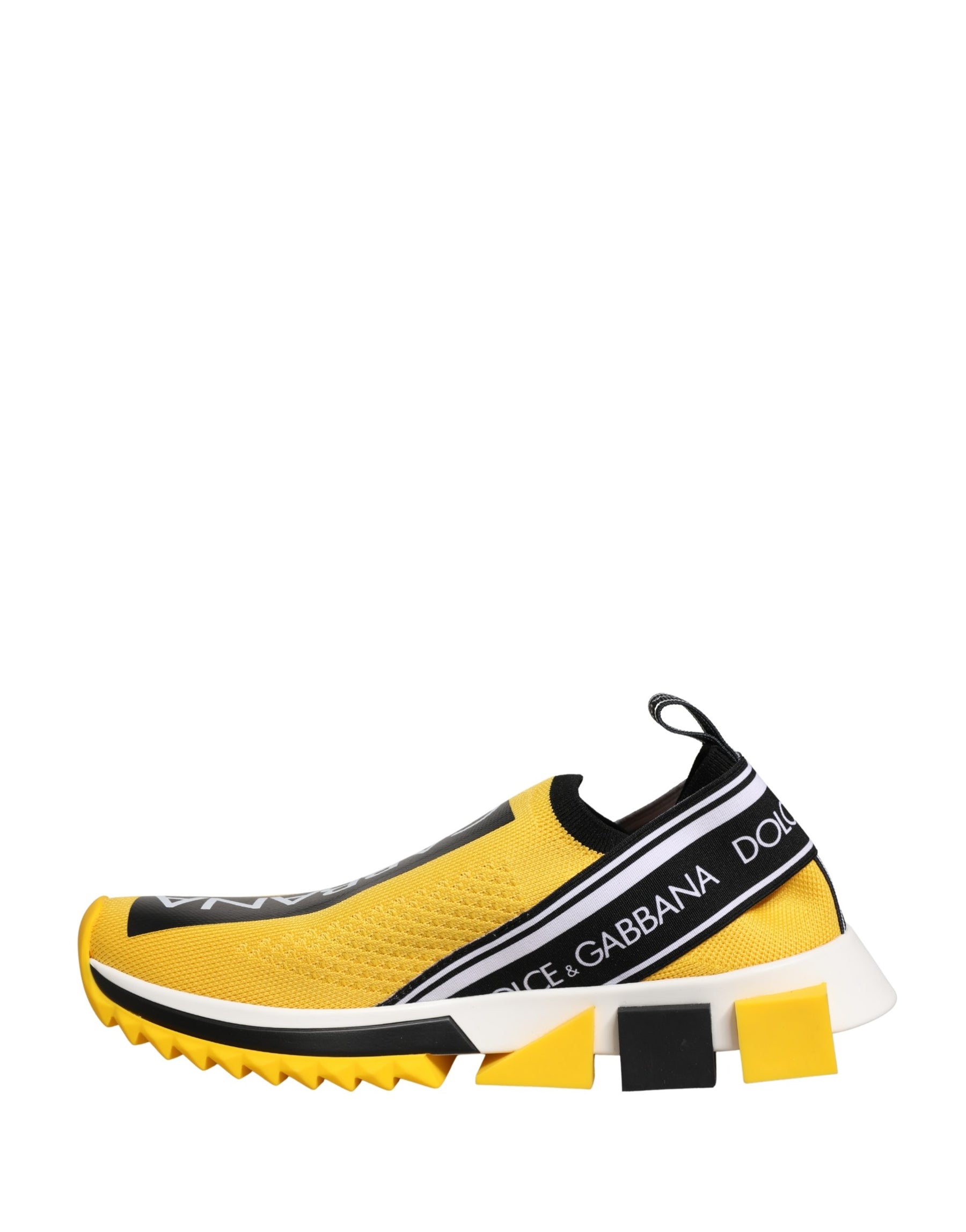 Dolce & Gabbana Yellow Sorrento SlipOn Low Top Sneakers Shoes | Regal Royce